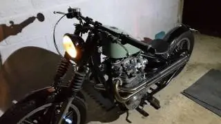 Manky Monkey Motors XS650 exhaust baffles test. 75db