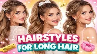 Trending Hairstyles for long hair 2026#international #galaxyvibes #bridesmaids #barbiegirl#hairstyle