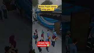 tetep semangat walau hujan deras #viral #safetydriving #bussimulatorindonesia