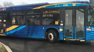 MTA MaBSTOA | 2019 NovaBus LFSs Diesel SmartBus #8736/#8738 on the Bx29 and Bx38.