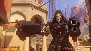 Overwatch Gameplay | 53 Eliminations With Reaper | Best Sensitivity