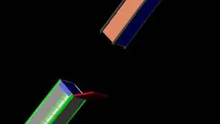 MSC.ADAMS 3U CubeSat separation model.
