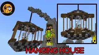 Minecraft Hanging House Tutorial #minecrafthousebuild @entity7259
