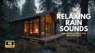 ASMR Night Rain in a Cozy Forest Cabin 🌧️ Sleep Companion (7 Hours)
