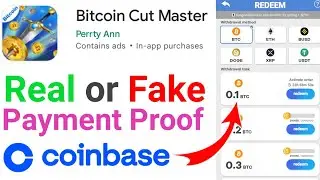 Bitcoin Cut Master App Real or Fake Review | Bitcoin Cut Master App Payment Proof in Coinbase