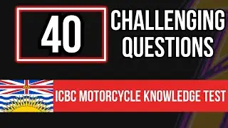 Тест ICBC на знание мотоциклов (40 сложных вопросов)
