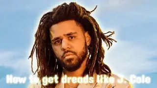 HOW TO GET DREADS LIKE J.COLE #dreadlocs #dreads #locs #jcole #freeformlocs