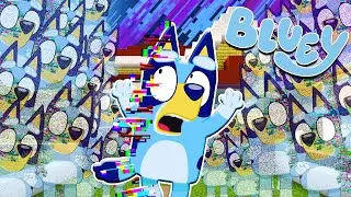 La APP de BLUEY crea un APOCALIPSIS de BLUEY GLITCH | Las Aventuras de BLUEY en Minecraft!