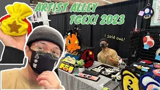 Artist Alley VLOG | My FIRST Event Experience! | TGEX! 2023 (I SOLD OUT)