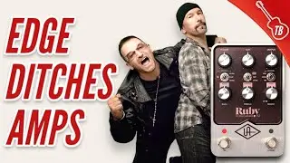 Эдж использует педали UA UAFX с U2!