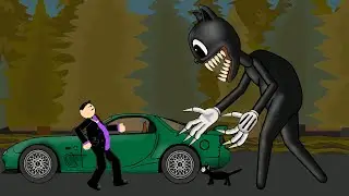 Cartoon Cat vs Bad Guy - Drawing Cartoons 2 Animation