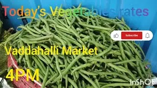 Today's Vegetables rates at Vaddahalli Market, Mulbagal 01 February 25