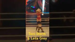 Toni Storm the Rookie with some cool moves against Leila Grey AEW worlds end #wrestling #Short #like