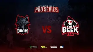 BOOM Esports vs Geek Fam, BTS Pro Series: Southeast Asia, bo3, game 1 [Lex & 4ce]