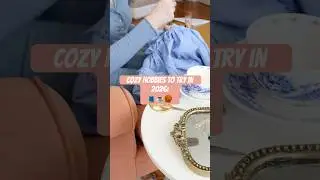 Уютные хобби, которые стоит попробовать в 2026 году! Идеи на новый год ☕️🪡🧶 #уютныехобби #шитье #...