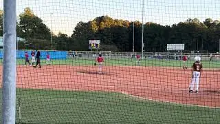 Sliding into home after smartly running the bases