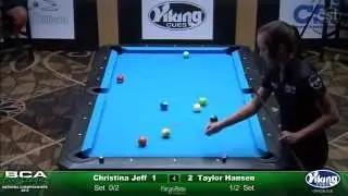 2015 9-Ball Women's Open Singles: Taylor Hansen vs Christina Jeff (Final)