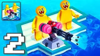 Sea Battle Raft - Gameplay Walkthrough Part 2 - Casual Games To Play (iOS, Android)