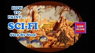 Painting Sci-Fi Art/Illustration - Step-By-Step Tutorial - with Leon Hills - LEON CREATOR