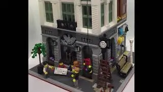 LEGO Creator Expert Brick Bank (10251) Time Lapse Build and Review