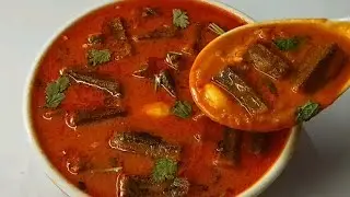வெண்டைக்காய் புளிக்குழம்பு இப்படி செய்தால் ருசி அட்டகாசமா இருக்கும்| vendakai puli kulambu in tamil