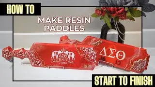 Start to Finish - How To Make Resin Paddles