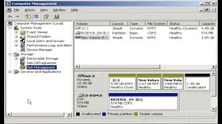 Disk Management: Part 3 : Spanned, Striped and Mirrored and RAID-5 Volumes