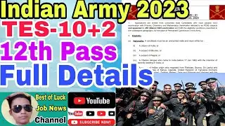 Indian Army TES 10+2 Online Form 2023, Technical Entry Scheme 51 Notification Eligibility Selection.