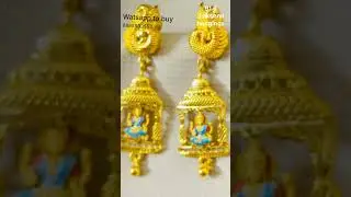 Gold hangings #91.6hangings #newmodels #shreeranijewellery #pearls #newgoldjewellery 