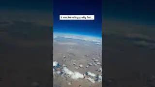 Необработанные кадры с метеозонда, который лопнул! 👀😳#шорты