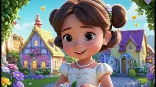 As contas de linha são enfiadas, enfiadas, enfiadas | Canção Infantil | Nursery Rhyme em Portugu