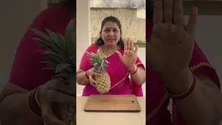 How to eat Pineapple in Perfect way 🥰😱😎#mrteju #shortsviral #entertainment