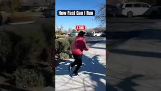 How Fast Can a Human Reach the Sidewalk?