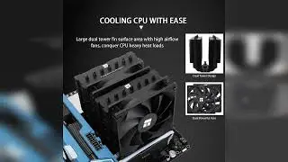 Review: Thermalright Phantom Spirit 120 SE Black CPU Air Cooler,7 Heat Pipes CPU Cooler,Dual 1...