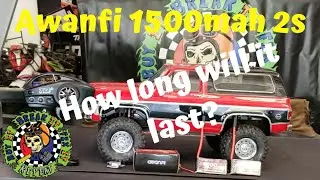 Awanfi 1500mah 2s Battery/ Treadmill Test