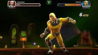 SENTRY ALL SPECIAL ABILITIES AND ATTACKS GAMEPLAY! (MCOC) (6 STAR) (UNCOLLECTED)