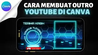 Cara membuat Outro youtube di canva | Tutorial canva pemula