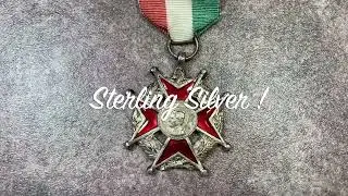 ITALY - DOM BOSCO SALSIANI SILVER & ENAMEL MEDAL
