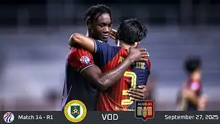 M14 VOD -- PHILIPPINE ARMY FC VS AGUILAS - UMAK FC || PFL 2025-2026