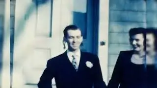1940's Well Dressed Couples Going to Out then Dinner - Vintage Video Footage