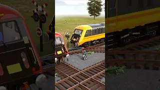 You Won&rsquo;t Believe This Double Train Crossing!😳