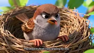 Picko the Sparrow's First flight / Bedtime Stories for Kids / Doodles in Bloom