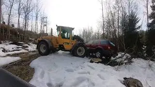 Lundberg 6200 LSE lifts a car, pulls a trailer, rear lift repair
