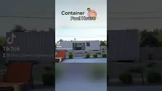 Container Pool House 🏊&zwj;♂️ We built this for a client in Las Vegas, NV.