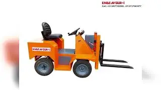 Electric Rechargeable Fork Lift For Fly Ash Bricks & Concrete Block Industry /ENDEAVOUR -I.