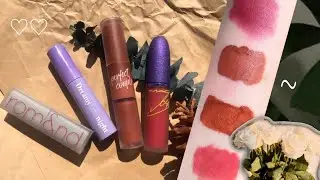 [Swatch & Review] những thỏi son m&igrave;nh mua gần đ&acirc;y| Romand,Mac Lisa,Lemonade,Merzy| My Only Review