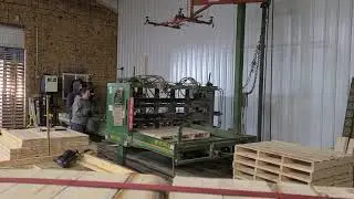 Viking sentinel pallet nailing machine