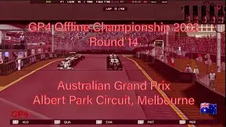 GP4 Offline Championship Season 2023: Round 14: Australian GP(Qualifying+Race)