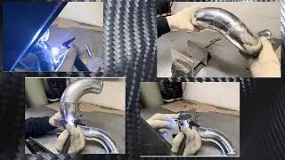 Aluminum TURBO BOOST inlet tube re-welded