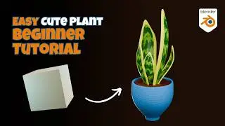 Blender Beginner Tutorial &ndash; Stylized 3D Plant with PBR Materials (Easy)